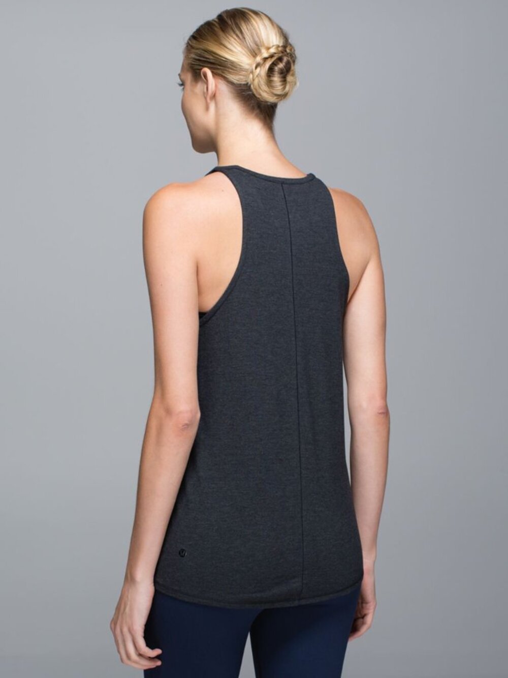 Lululemon Find Your Zen Tank Top Women's 10 Heather Black Sleeveless W1H66S EUC - Picture 11 of 12
